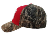 Nebraska Cornhuskers Captivating Headgear Red & Mossy Oak Adj. Strap Hat Cap - Sporting Up