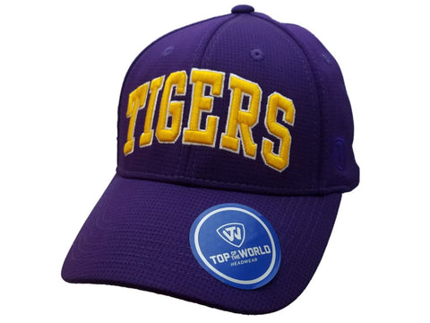 LSU Tigers Tow Lila & Gelb „So Clean“ strukturierte Hutmütze mit verstellbarem Riemen – sportlich