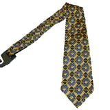 Missouri Tigers Eagles Wings Black Gold Multiple Logo Silk Neck Tie - Sporting Up