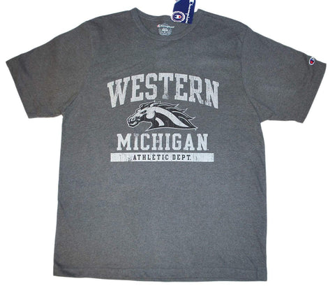 Shop Western Michigan Broncos Champion Gray Soft Cotton Short Sleeve T-Shirt (L) - Sporting Up