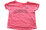 Oklahoma State Cowboys Gear for Sports Womens Wide Collar Pink T-Shirt (M) - Sporting Up