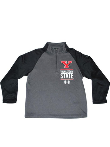 Shop Youngstown State Penguins Under Armour Youth Grey Performance Sweatshirt (M) - Sporting Up