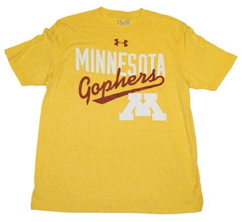 Shop Minnesota Golden Gophers Under Armour Yellow Legacy HeatGear T-Shirt (L) - Sporting Up