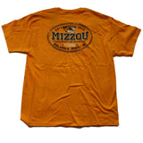 Missouri Tigers Gear for Sports Gold Dual Logo Short Sleeve Cotton T-Shirt (L) - Sporting Up