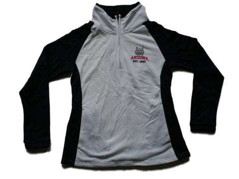 Magasinez le sweat-shirt à fermeture éclair 1/4 zippé arizona wildcats champion femme blanc marine (m) - sporting up
