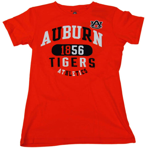 Auburn Tigers Champion Women Orange "Go Auburn" Short Sleeve T-Shirt (M) - Sporting Up