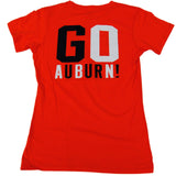 Auburn Tigers Champion Women Orange "Go Auburn" Short Sleeve T-Shirt (M) - Sporting Up