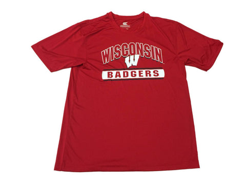Shop Wisconsin Badgers Colosseum Athletics Red Short Sleeve Crew Neck T-Shirt (L) - Sporting Up