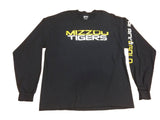 Missouri Tigers Gear for Sports Black "Black & Gold" LS Crew Neck T-Shirt (L) - Sporting Up