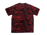 Camiseta de camuflaje heatgear ss roja y negra de los huskies del norte de illinois bajo armadura (l) - sporting up