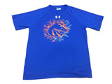 Boise State Broncos Under Armour lockeres blaues Anti-Geruch-Heatgear-SS-T-Shirt (L) – sportlich