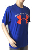 Boise state broncos under pansar lös heatgear blå ss crew neck t-shirt (l) - sporting up