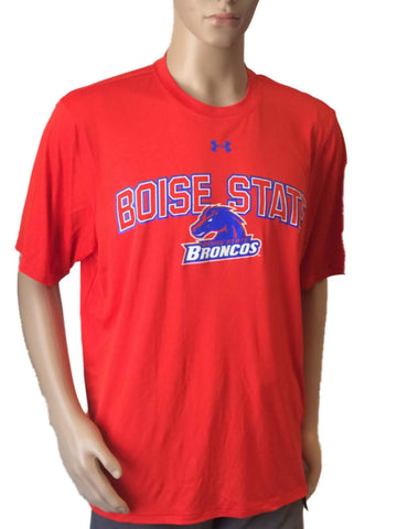 Boutique Boise State Broncos Under Armour Loose Heatgear Orange SS Crew Neck T-shirt (l) - Sporting Up