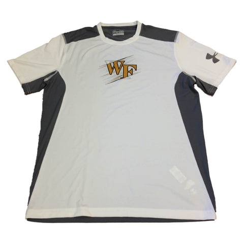Wake Forrest Demon Deacons Under Armour Heatgear White SS Crew Neck T-Shirt (L) - Sporting Up