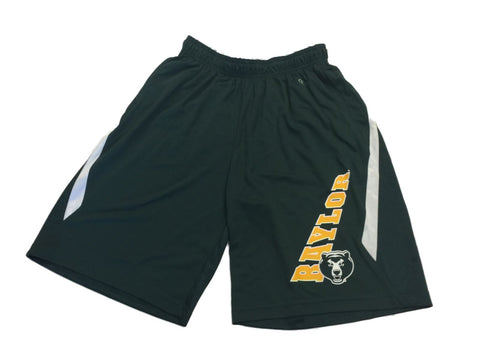 Compre pantalones cortos deportivos con cordón y bolsillos con patrón de panal verde Baylor Bears (L) - Sporting Up