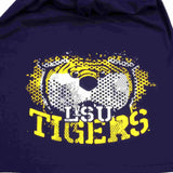 LSU Tigers Champion YOUTH Purple Cut Out Design Logo Long Sleeve T-Shirt (M) - Sporting Up
