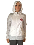 Auburn Tigers Under Armour Coldgear Storm1 WOMENS LS White Full Zip Coat (S) - Sporting Up