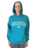Houston cougars champion femmes turquoise ls pull à capuche sweat (s) - sporting up