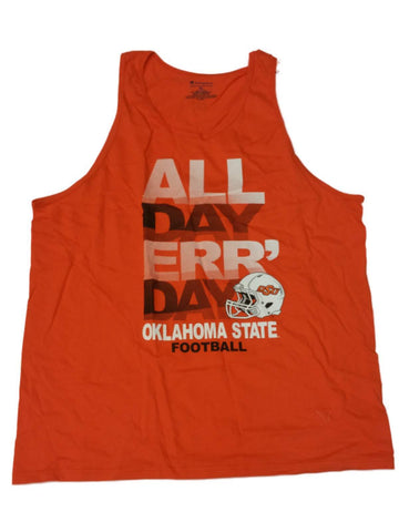 Achetez le t-shirt débardeur orange "all day err' day" des cowboys de l'état d'oklahoma (xl) - sporting up