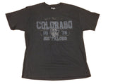 Colorado Buffaloes Champion Black Glitter Style Logo SS Crew Neck T-Shirt (L) - Sporting Up