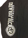 Colorado Buffaloes Champion Black Metallic Logo LS Crew Neck T-Shirt (L) - Sporting Up