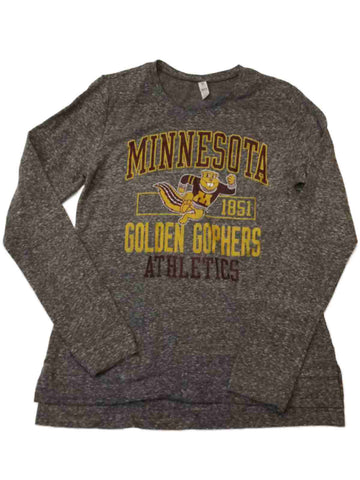 Shop Minnesota Golden Gophers Under Armour Semi-Fitted LS Crew Neck T-Shirt (M) - Sporting Up
