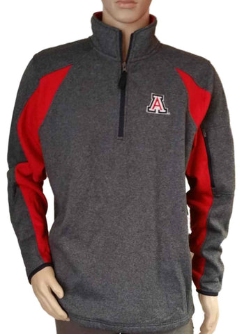 Compre chaqueta tipo jersey con cremallera de 1/4 y bolsillos GFS Navy LS de los Arizona Wildcats (L) - Sporting Up