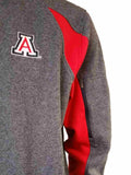 Arizona Wildcats GFS Navy LS Chaqueta tipo jersey con cremallera de 1/4 y bolsillos (L) - Sporting Up