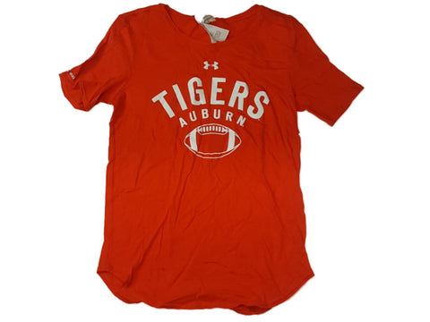 Shop Auburn Tigers Under Armour Heatgear Loose Fit WOMENS Orange SS T-Shirt (S) - Sporting Up