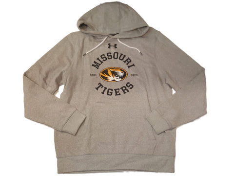 Shop Missouri Tigers Under Armour Coldgear Light Gray Pullover Hoodie Sweatshirt (L) - Sporting Up