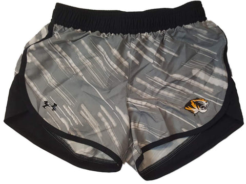 Shop Missouri Tigers Under Armour Heatgear GIRLS Gray Patterned Athletic Shorts (M) - Sporting Up