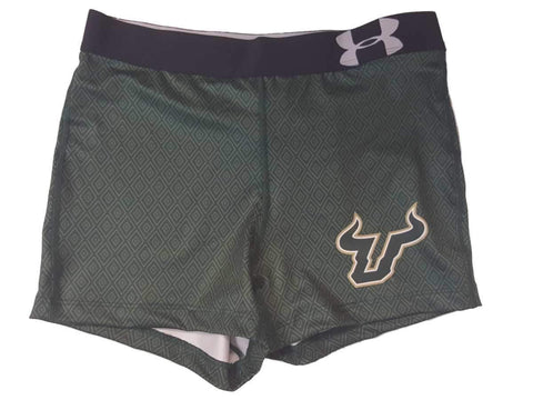 South florida bulls under armour heatgear pantalones cortos de compresión verdes para mujer (m) - sporting up