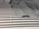 T-shirt polo de golf à rayures grises et blanches Under Armour Heatgear des Bearcats de Cincinnati (l) - Sporting Up