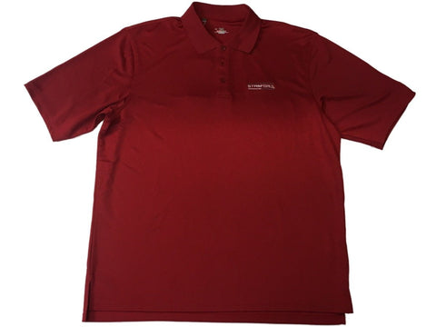 Compre camiseta polo de golf de 3 botones en color granate de los standford cardinals under armour heatgear (l) - sporting up