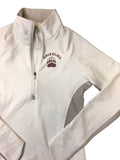 Montana Grizzlies Under Armour Coldgear WOMENS White 1/2 Zip Pullover Jacket (S) - Sporting Up