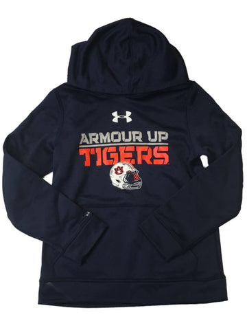 Auburn Tigers Football Under Armour Coldgear Storm1 YOUTH Hoodie Sweatshirt (M) - Sporting Up