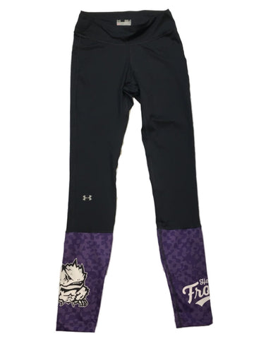 Tcu horned frogs under armour compresión mujer pantalones legging negros (s) - sporting up