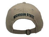 Michigan state spartans remolque caqui bronceado ligero strapback relax fit gorra de sombrero - sporting up