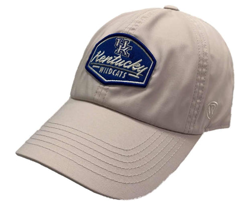Kentucky Wildcats tow beige lättvikts "framåt" stil justerbar relax hatt keps - sportig upp