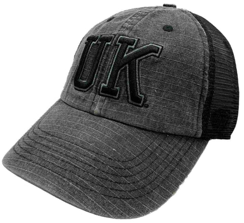 Boutique kentucky wildcats remorquage noir maille dos réglable snapback relax fit chapeau casquette - sporting up