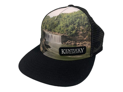 Les Wildcats du Kentucky remorquent un dos en maille de style « hommage » structuré réglable. casquette à bec plat - sporting up