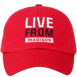 Wisconsin Badgers ESPN College Game Day Live From Madison Red Slouch Adj Hat Cap - Sporting Up