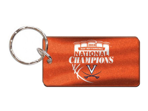 Shop Virginia Cavaliers 2019 NCAA Basketball National Champions Glitter Key Ring - Sporting Up