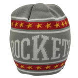 Houston Rockets adidas gris claro diseño de rayas de estrellas gorro de punto - sporting up