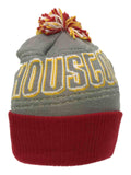 Houston Rockets Adidas Women Gray Sparkle Cuffed Knit Poofball Beanie Hat Cap - Sporting Up