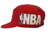 Miami Heat Mitchell & Ness Red Lightweight Fitted Flat Bill Hat Cap - Sporting Up