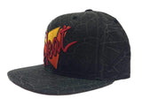 Miami Heat Mitchell & Ness Nylon Flat Bill Gray Snapback Adjustable Hat Cap - Sporting Up