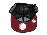 Miami Heat Mitchell & Ness Nylon Flat Bill Gray Snapback Adjustable Hat Cap - Sporting Up