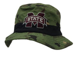 Mississippi State Bulldogs Adidas Green World Map Bucket Hat Cap (S/M) - Sporting Up