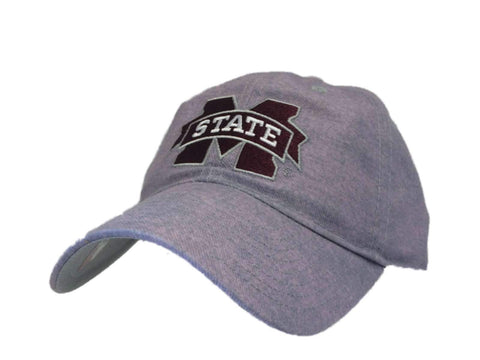 Mississippi State Bulldogs Adidas Women's Pink Gray Adj Strapback Slouch Hat Cap - Sporting Up